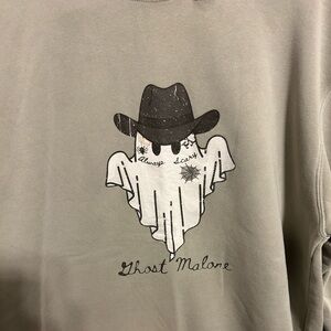 Distressed by HB Tan Graphic Sweater